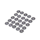 100pcs 12.5x 5mm Waxed Candle Wick Metal Sustainers Candles Holders Tool Part fp