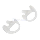 6 Pairs Replacement Medium Silicone Earbud for Two-Way Radio Audio Earphone