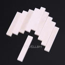 10pcs Blank Buffalo Bone Nut for LP Folk Classical Acoustic Guitar Bass 52*9*6mm