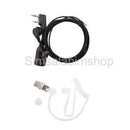 Air Tube Earphone Clipon Earpiece Microphone Headset for Walkie Talkie Radio
