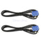 2x 3.5mm MP3 Car Audio AUX In Input Interface Music Cable For VW Passat Bora