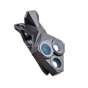 3 in 1 Phone Camera Lens Kit 160 Fisheye , 0.65X Wide Angle , 20X Macro Lens