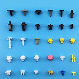 200pc/pack Car Auto Various Plastic Rivet Fasteners Push Pin Bumper Fender Panel