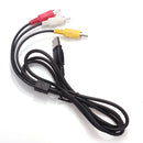 USB Male A to 3 RCA AV A/V TV Adapter Cord Audio Cable