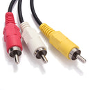 USB Male A to 3 RCA AV A/V TV Adapter Cord Audio Cable