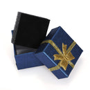 24pcs Bowknot Cube Jewelry Ring Earring Box Gift Box Hard Paper