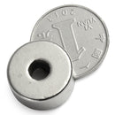 Magnet 20mm x 10mm Round Hole Super Strong Rare Earth Neodymium N35 Magnet