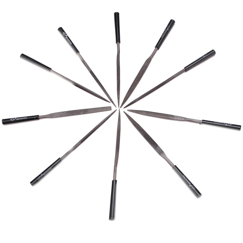 10pcs Needle Files Jeweler Diamond Metal Glass Stone Shaping Files