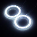 Car Pair 30 LED SMD Lights Angel Eye Halo Lamps 60mm For BMW