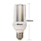 E27 8W LED Corn Light Bulb Lamp White/Warm White 48 SMD2835 90-260V