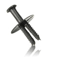 Black 10PCS Nylon Fastener Bumper Rivet Retainer Trim Clips For BMW