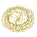 Foldable Golden Steel Wire Fishing Pot Trap Net Crab Cage