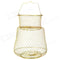 Foldable Golden Steel Wire Fishing Pot Trap Net Crab Cage