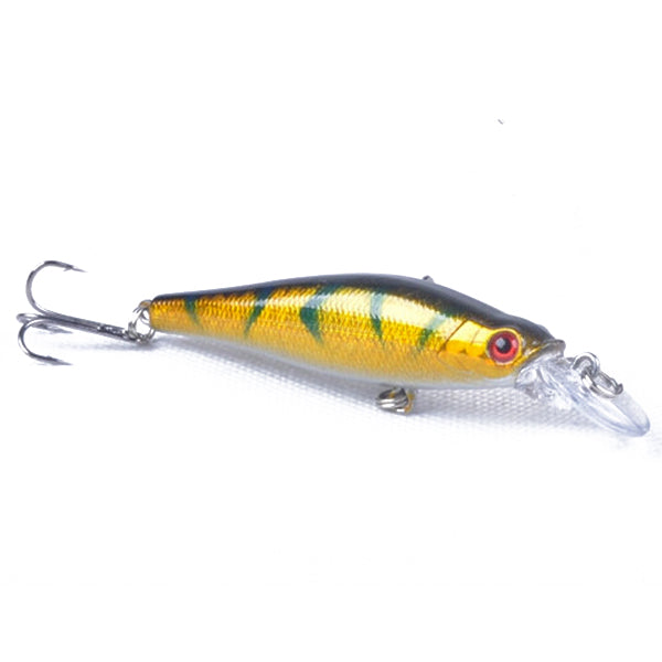 ZANLURE 5 Pcs Fishing Lures Lifelike Diving Bait Hooks 8cm
