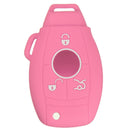 3/4 Button Silicone Remote Key Cover Protective Case Fob For Benz