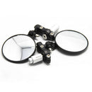 7/8inch 22mm Motorcycle Aluminum Handlebar Circular Foldable Mirrors