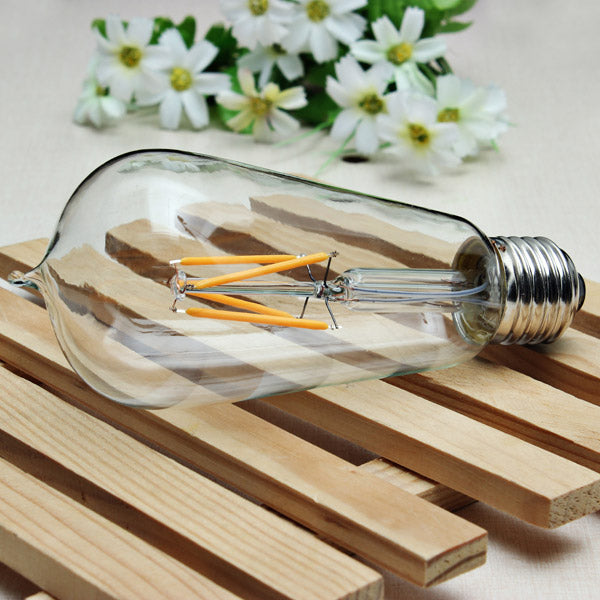 E27 135mm ST58 4W Retro LED Filament Edison Lamp Light Bulb 220V