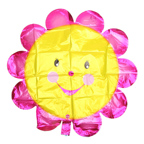 23 Inch Aluminum Foil Sunflower Balloon Smiling Face Balloons Birthday Party Decoration