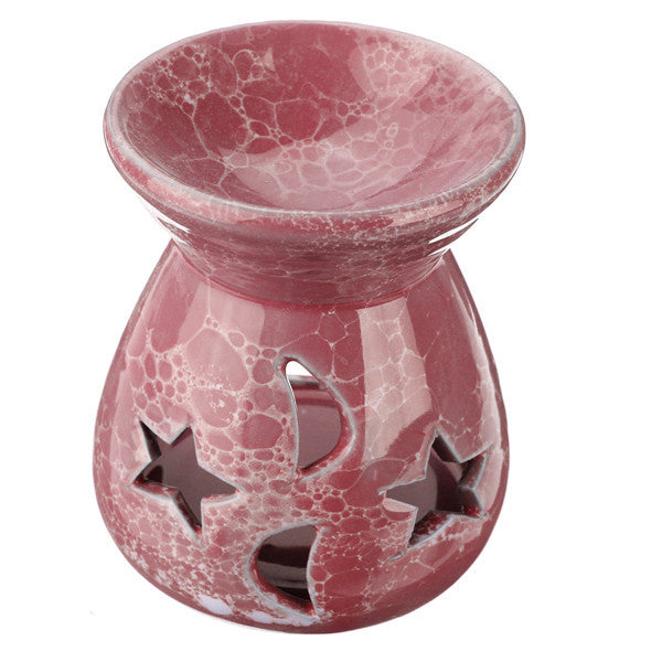 Ceramic Candle Holder Fragrance Oil Burners Lavender Aromatherapy Scent Gift