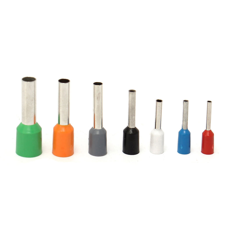 600Pcs Wire Copper Connector Insulated Cord Pin End Crimp Terminal 22-10AWG Kits