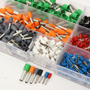 600Pcs Wire Copper Connector Insulated Cord Pin End Crimp Terminal 22-10AWG Kits