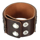 Punk Weaving Adjustable Bracelet Men Wristband Cross Bangle Chain