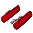 Pair LED Brake Tail Light Rear Bumper Reflector Fog Light  For Toyota Land Cruiser Lexus LX470
