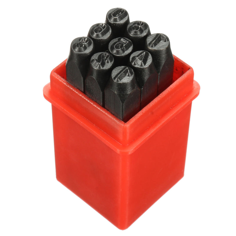 36pcs 4mm Stamps Letters Alphabet Numbers Set Punch Steel Metal Tool Craft