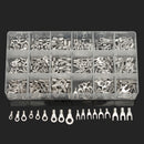 Excellway TC19 330Pcs  Electrical Wire Connector Bare Cord Crimp Terminals Spade Assorted Kit