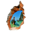 3D Seascape Wall Decals Removable Attractive Scenery Wall Stickers Home Wall Decor